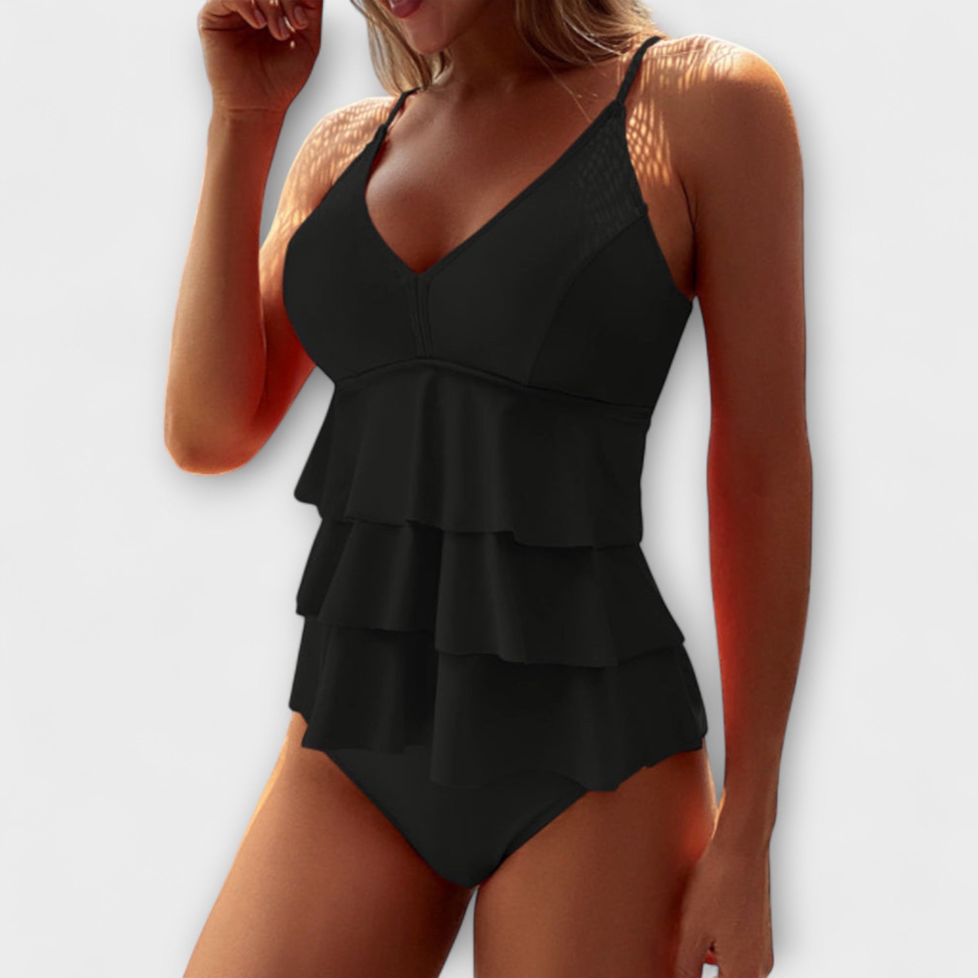 Stars | Maillot de bain – Maillot élégant à volants flatteurs pour la plage et le quotidien