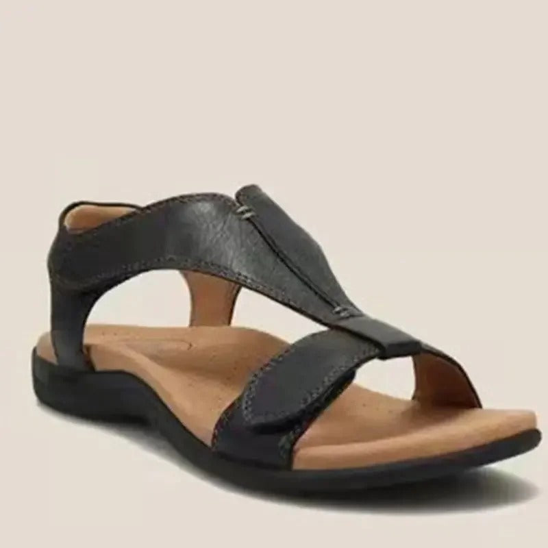 Élégant | Sandales orthopédiques pour femme – Sandales réglables avec soutien de la voûte plantaire et semelle antidérapante