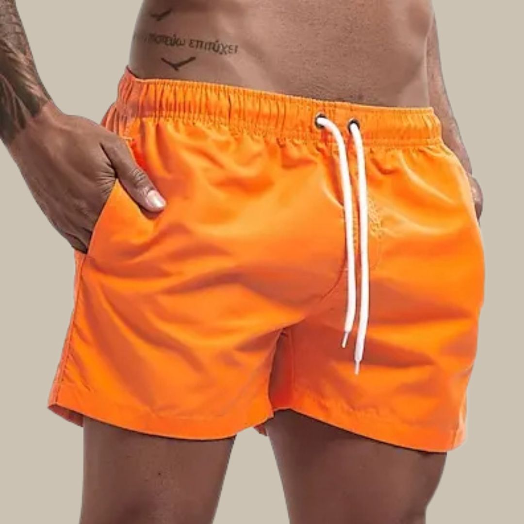 ZetaMode | Short de bain pour homme – Short classique à séchage rapide pour les vacances d'été